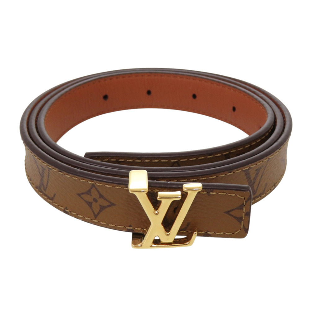 Louis Vuitton Ceinture Iconic M0440 Leather Brown Belt LV 0356 LOUIS VUITTON